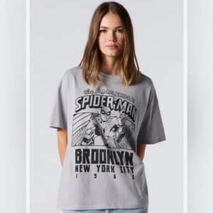 Spiderman Brooklyn Graphic Boyfriend T-Shirt